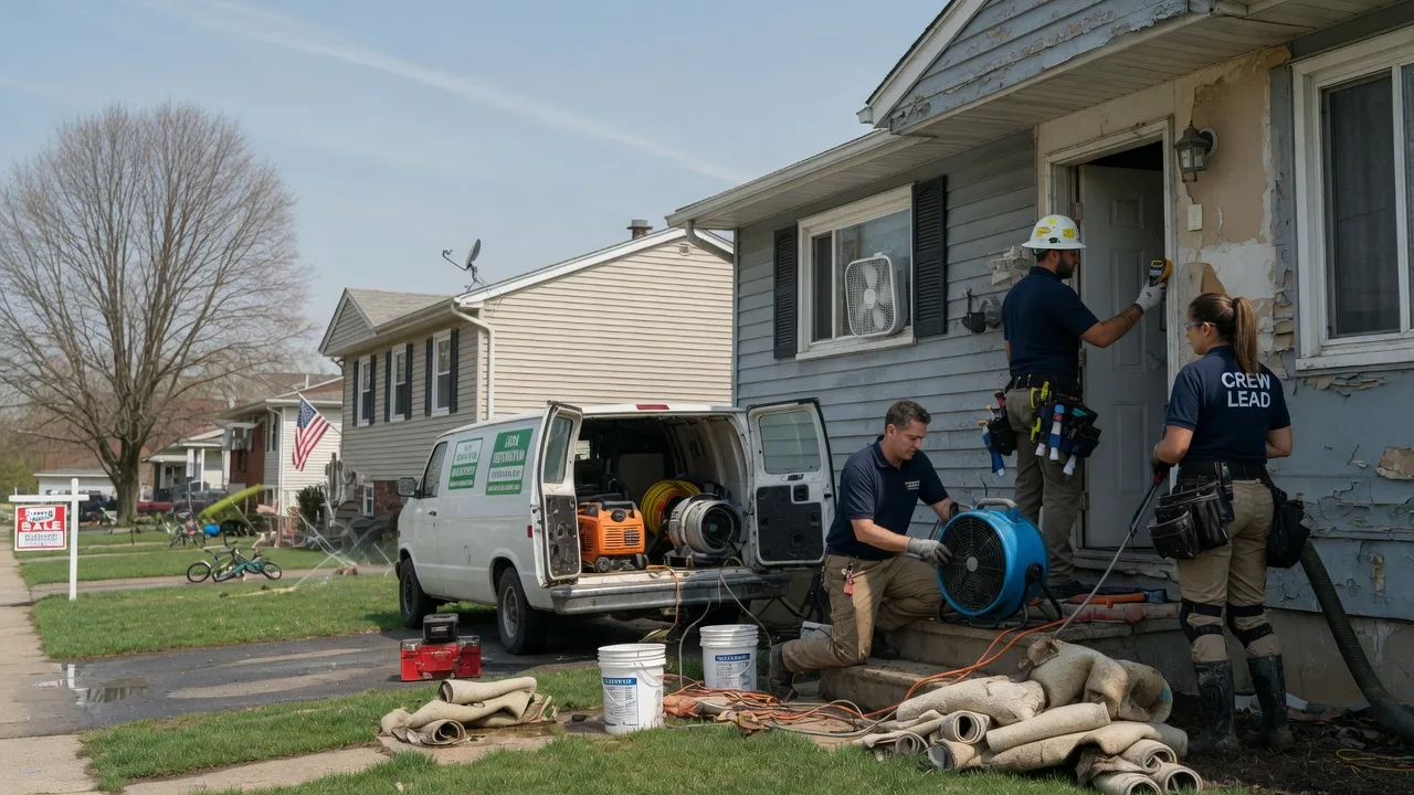 Flood Cleanup in East New Market, MD near me