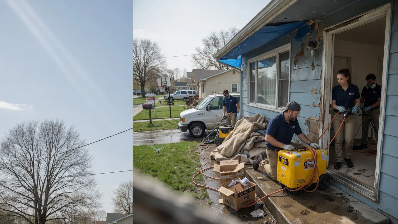 Basement Flood Cleanup in East New Market, MD near me